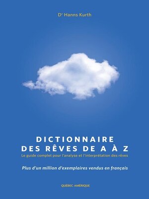 cover image of Dictionnaire des rêves de a à Z